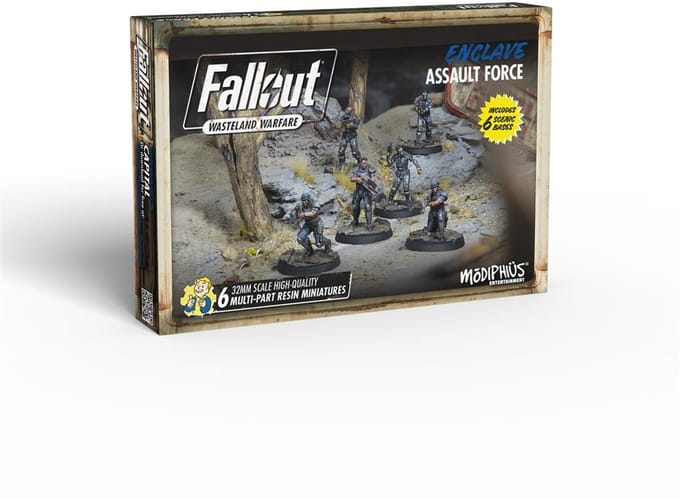 Fallout: Wasteland Warfare - Enclave: Assault Force - Uitbreiding - Modiphius Entertainment - Ongeschilderd