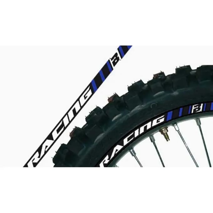 Motorcycle Rim Decoration Stickers Blackbird Racing