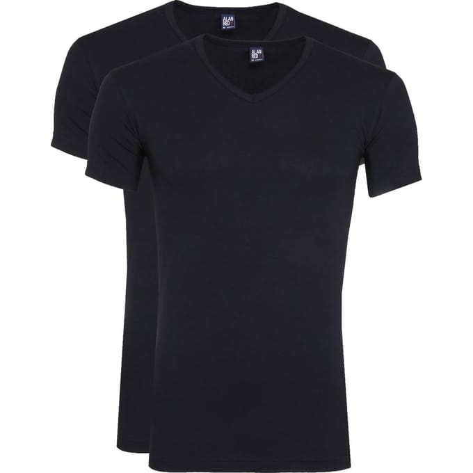 Alan Red Oklahoma Navy V-Hals Heren T-shirt Body Fit-2 Pack - M