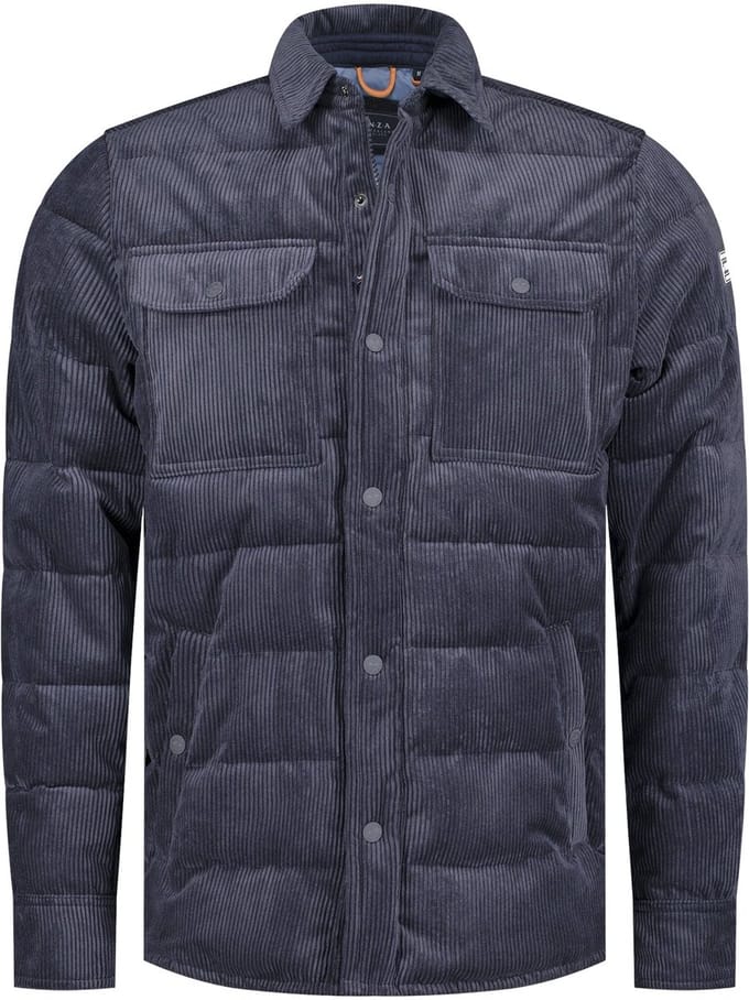 NZA - Blauwe ribcord jas