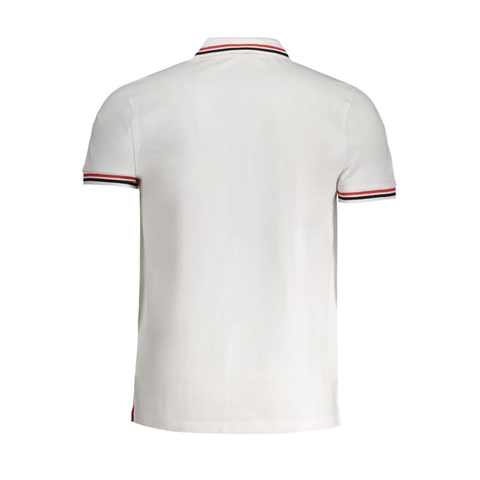 Cavalli Class Bianco Katoenen Heren Polo Shirt