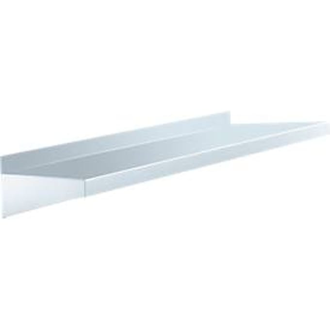 Wandbord 1000x250 mm, rvs