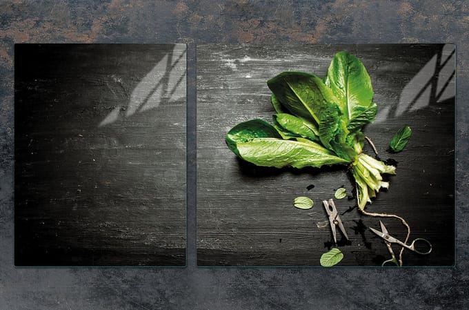 TMK ArtDeko Serie - Glazen Snijplank - 100x52 cm - Basilicum Design