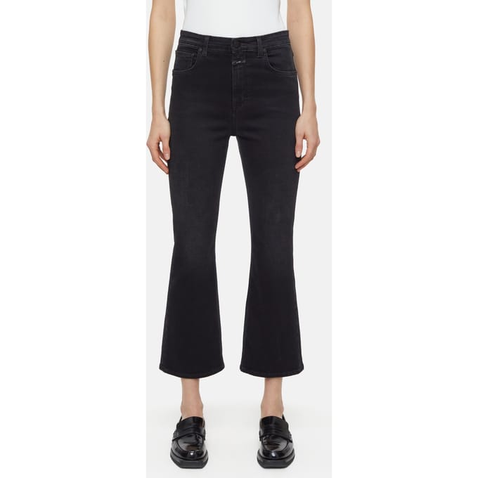 Closed Hi-sun Jeans Dark Grey Größe: W25L32 | Ausgestellte Hosen Outlet | Damen | Grau