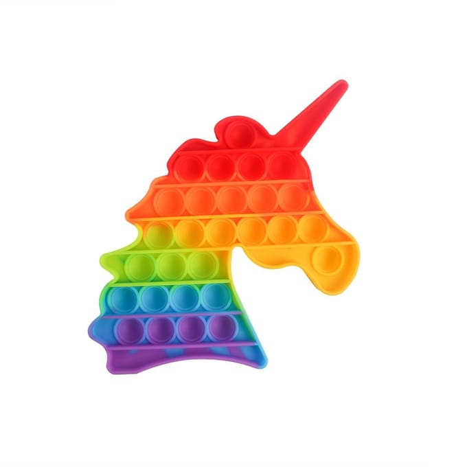 Fidget Speelgoed Regenboog Vlinder Push Bubble Fidget Sensorisch Speelgoed Voor Ouder-Kind Tijd Interactief Spel Speelgoed
