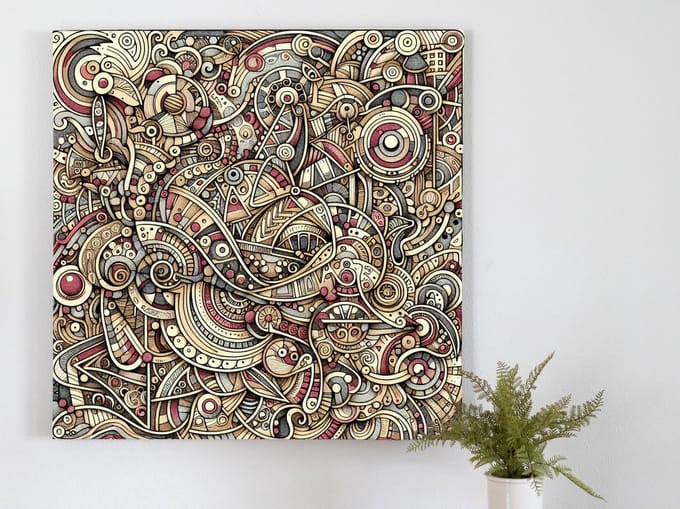 Kunstprint | Wanddecoratie | Dibond | 60 × 60 cm