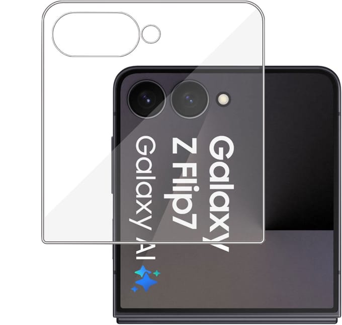 ChiGuard Screenprotector Geschikt voor Samsung Galaxy Z Flip 7 Screenprotector - Beschermglas - Curved - GuardCover