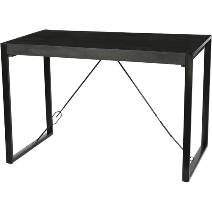 Livingfurn - Bartafels Norris Bar Table 140cm - Mangohout / Gecoat Staal