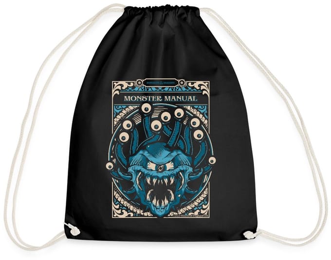Dungeons And Dragons Monster Manual Met Beholder Gymtas