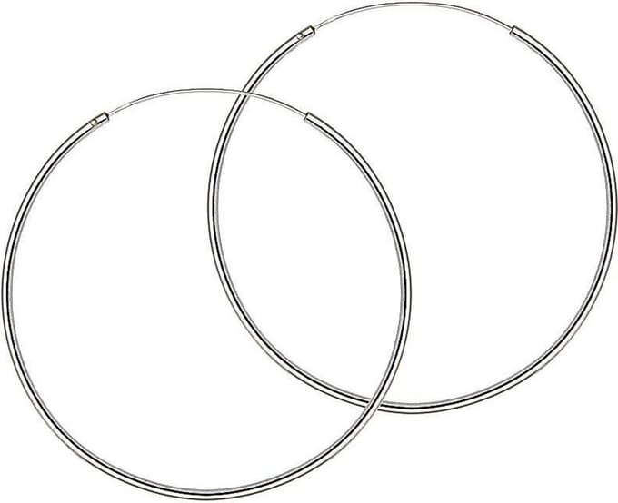 Zilver Hoops 50MM 1,5MM