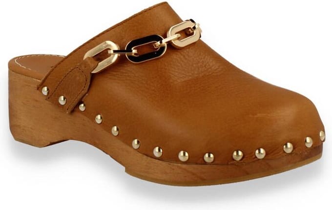 Pedro Miralles Dames Klomp | Cognac | Maat: 40