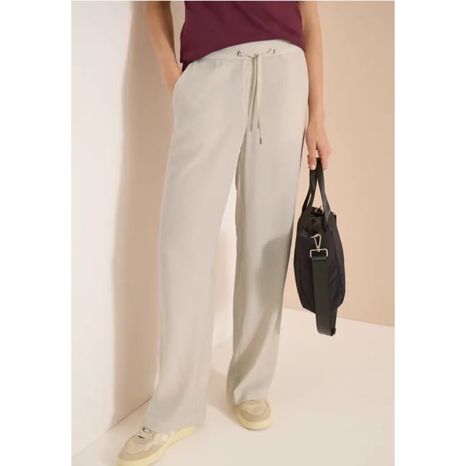 High Waist straight legs broek in Loose Fit