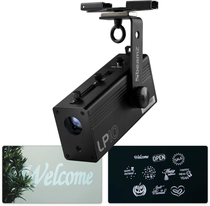 BeamZ LP10 Gobo Projector - Inclusief 10 gobo’s - logo projector