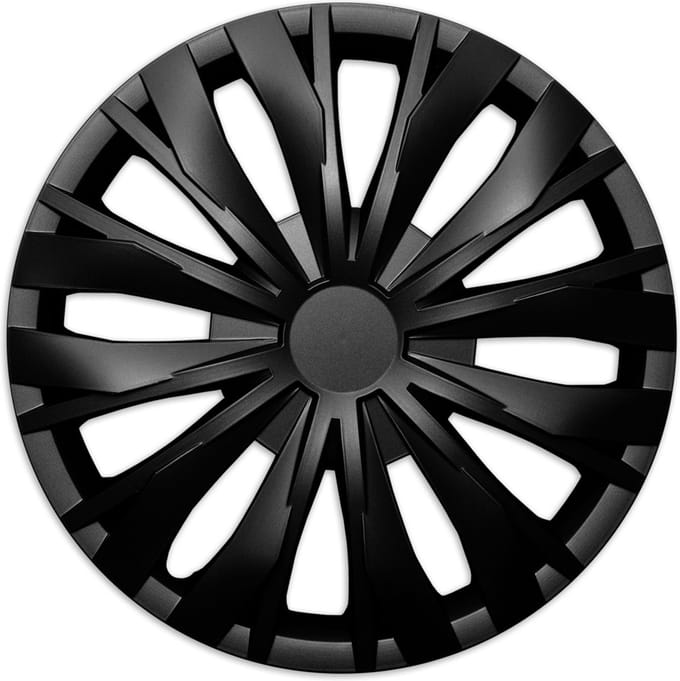 Wieldoppen Lion zwart - 14 inch - 4 stuks