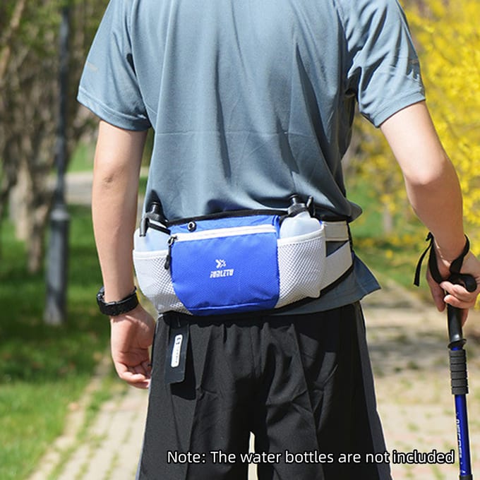 Hardloopriem Heuptas Waterbestendig Ademend Hardlopers Riem Waterfles Heuptas zwart