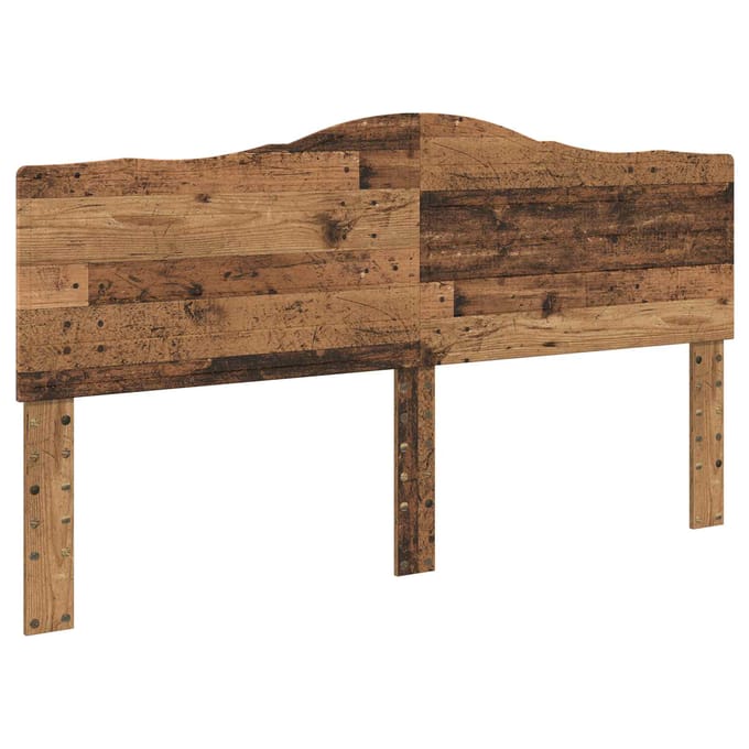 vidaXL Hoofdbord Oud Hout Bewerkt hout