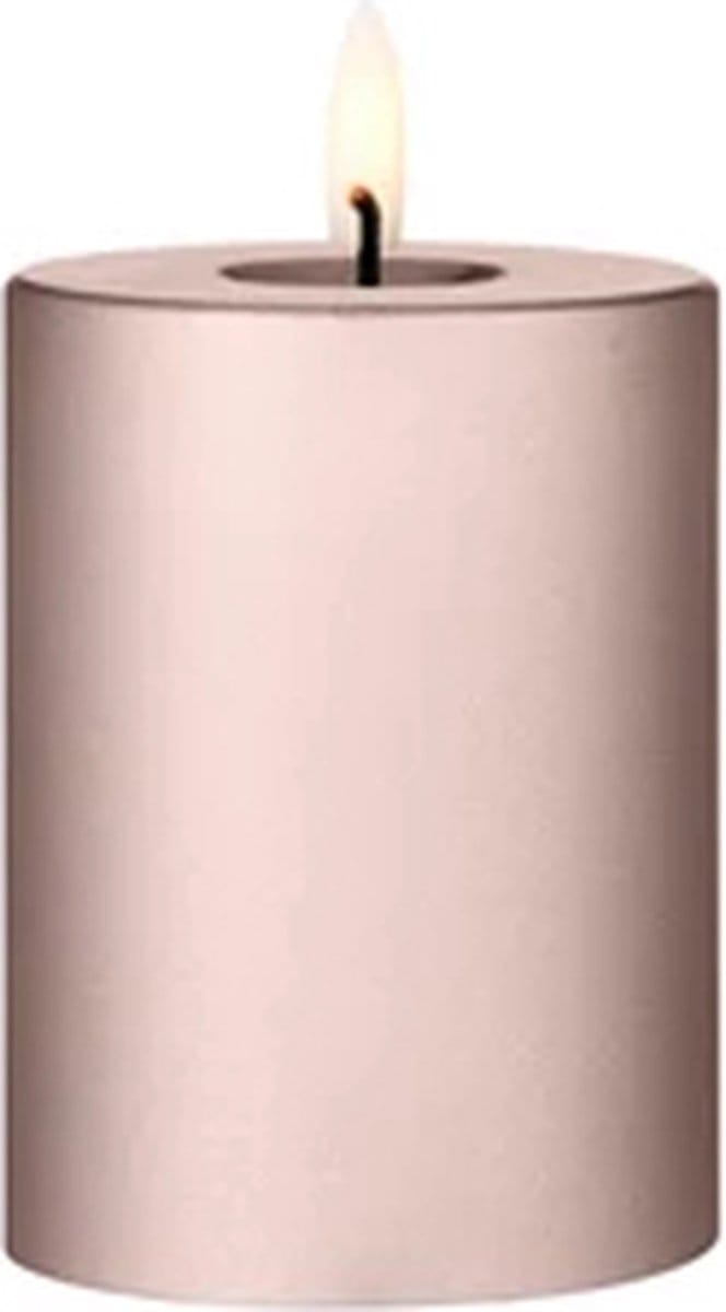 Ester & Erik Led Pillar kaars H10cm champagne metallic
