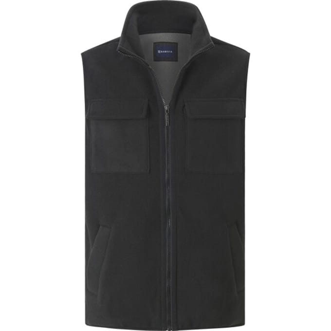 Babista herren Fleecebodywarmer - 60/62 - zwart - Plus Size