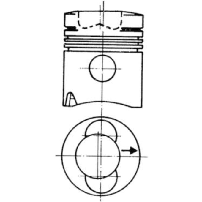 Zuiger KOLBENSCHMIDT 93280600