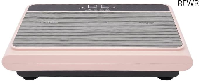 Trilplaat - Vibratieplatform - Thuis sporten - 99 niveaus - 54 x 33 cm - Roze