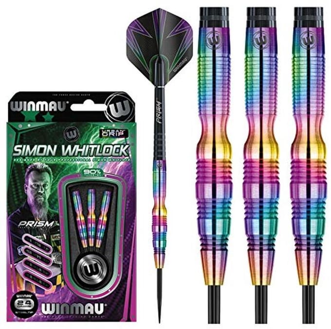 Tungsten Steeltip Darts Set 24g met Vluchten en Schachten