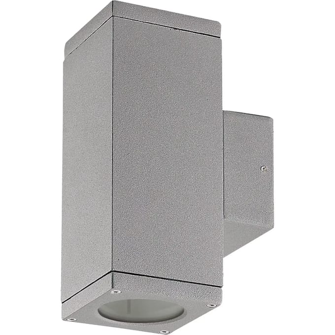Wandlamp Dopo lighting Cub Square IP54 GU10 Up-down