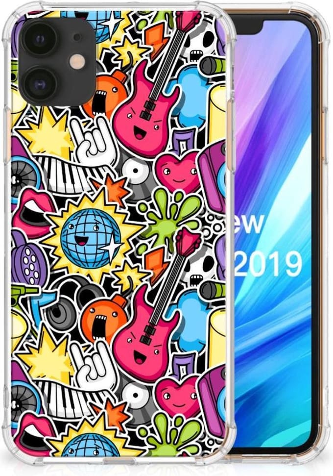 Apple iPhone 11 Anti Shock Bumper Case Punk Rock