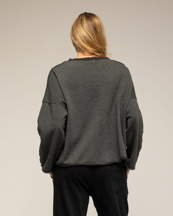 Sweater met oversized lange mouwen