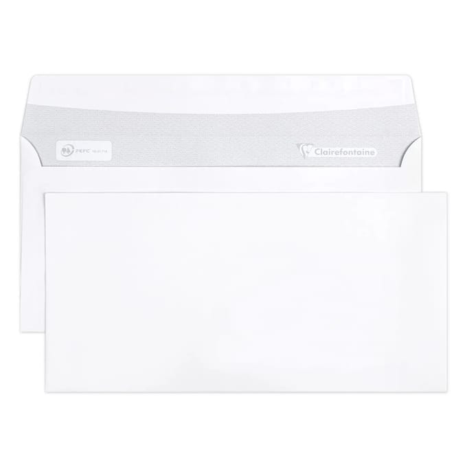 Zelfklevende envelop Clairefontaine 80 g (x500)
