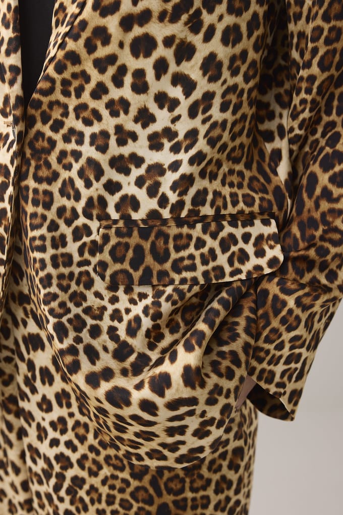Summum 1s12-11703 blazer animal print