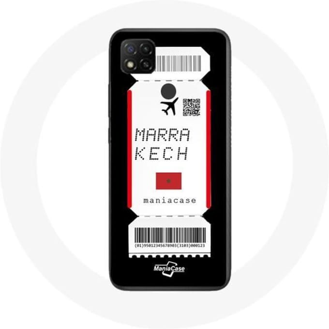 Xiaomi Redmi 9C hoesje Marrakech vliegticket
