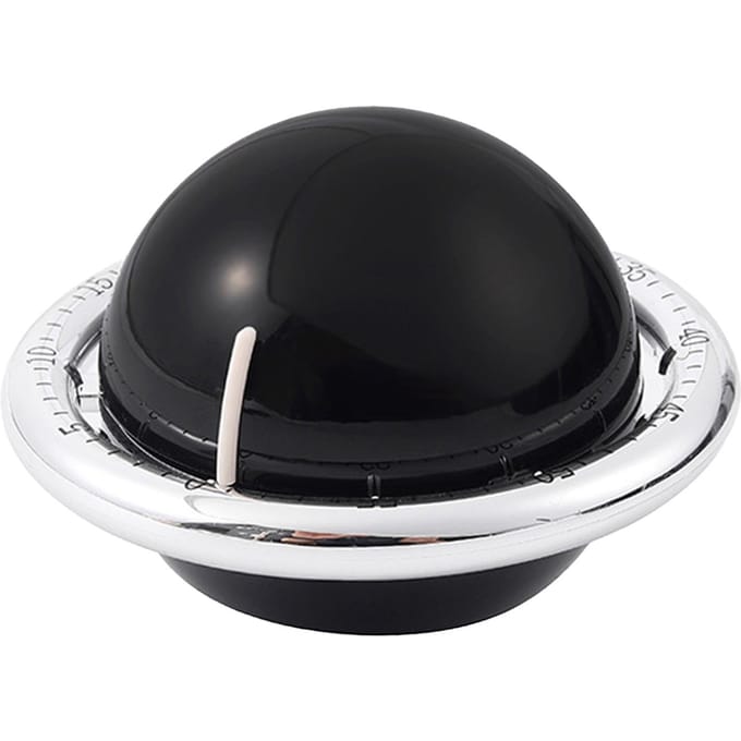 Stervorm Mechanische Herinneringsalarm Timer Magnetische 60 Minuten Opwindtimer Bakken Countdown Herinnering Black black