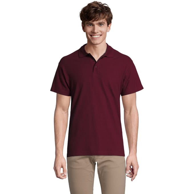 SOLS Heren Lente II Poloshirt (Bourgondië)