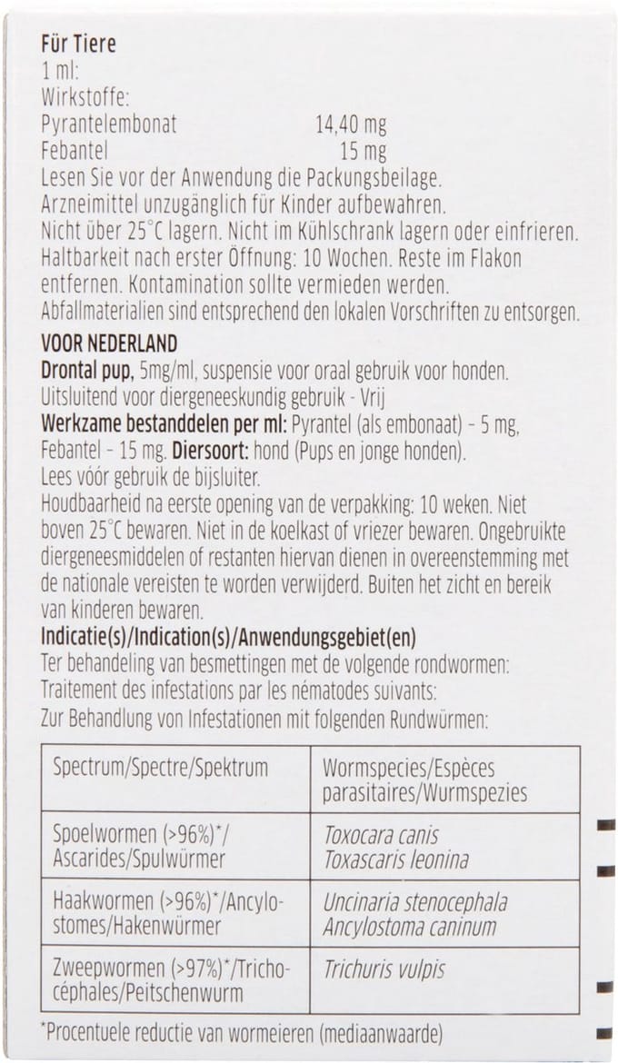 Drontal Pup - 50 ml