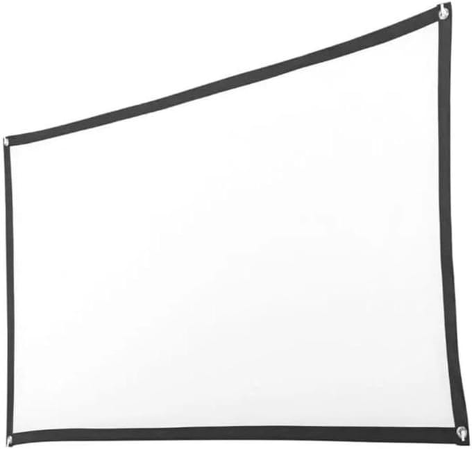 Projectiescherm - Filmscherm - Thuisbioscoop - Kreukvrij polyester - 100 inch - Wit
