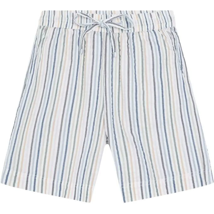 Short large in seersucker vrouw KnowledgeCotton Apparel Posey
