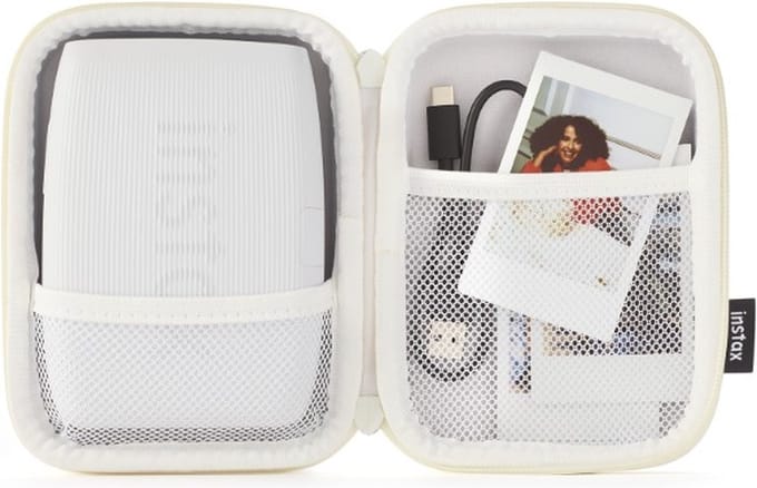 Fujifilm Instax mini Link 3 case- Pocket Printer Case - Clay White