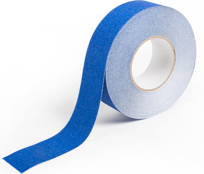 Antislip tape voor trappen zelfklevend 50mm breed - Blauw - Rol 18,3 meter