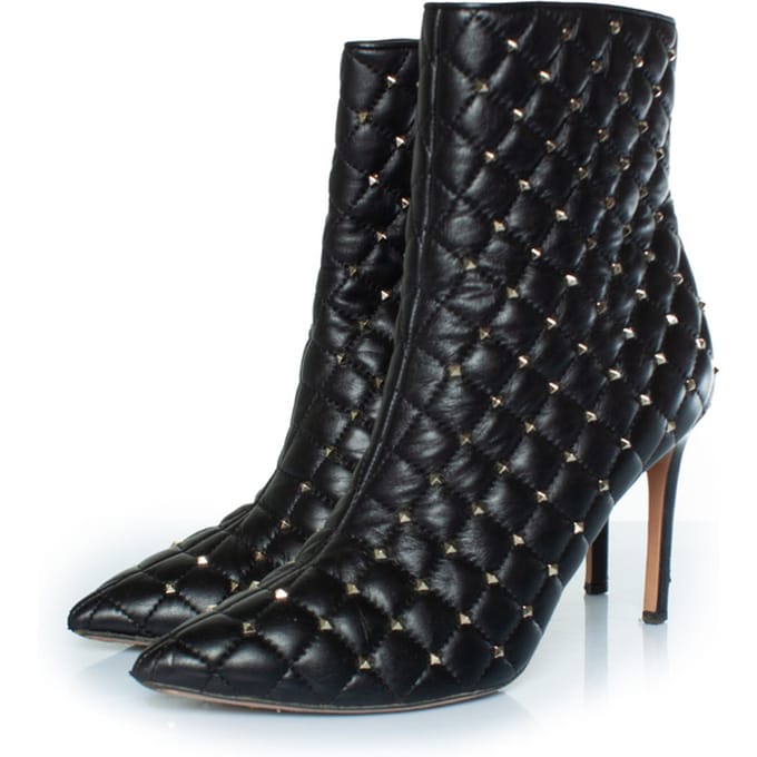 Valentino Garavani rockstud spike enkellaarsjes