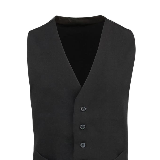 Premier Heren Polyester gevoerde bodywarmer (Zwart)