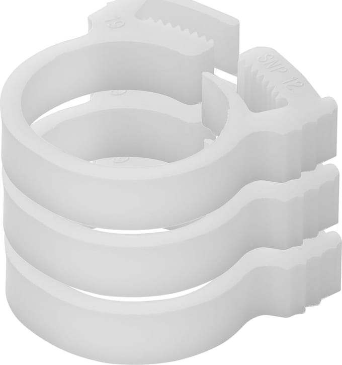 ProPlus Slangklem Snapper- Ø 17 t/m 19 mm - Wit - 3 stuks