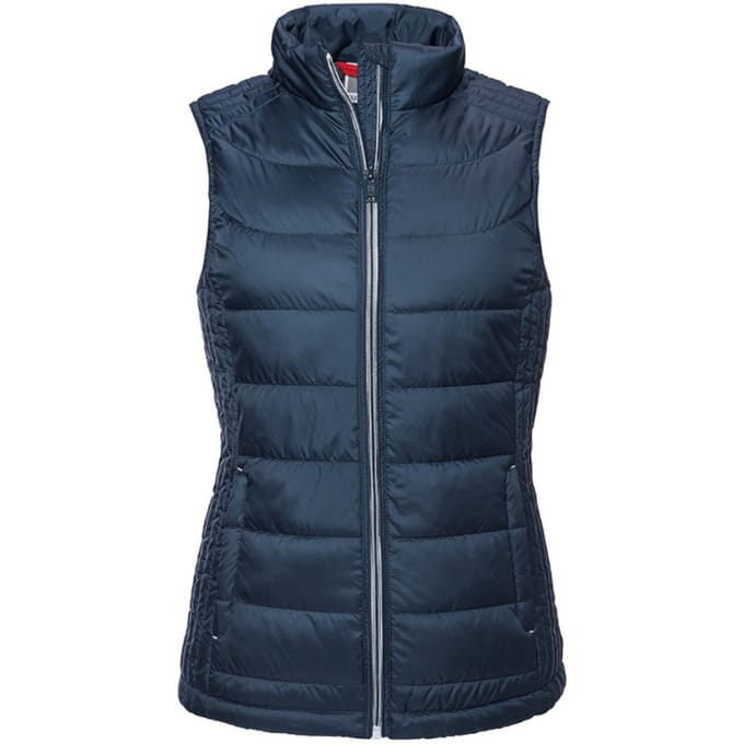 Russell Vrouwen/dames Nano Gewatteerde Bodywarmer (Franse marine)