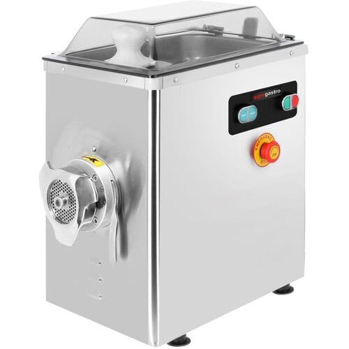 GGM Gastro Elektrischer Fleischwolf - Größe 22 - 400kg/h - 1,5 kW - 1400 U/min Zilver