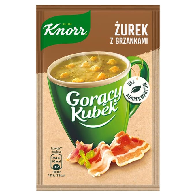 Knorr Hele Kop Zurek croutons 17 g x 38 stuks