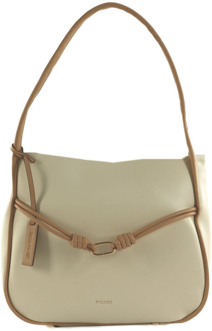 PICARD schoudertas Riviera Hobo Bag White Lily beige