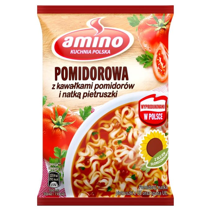 Amino Instant Tomatensoep met Tomaatstukjes en Peterselie 61 g
