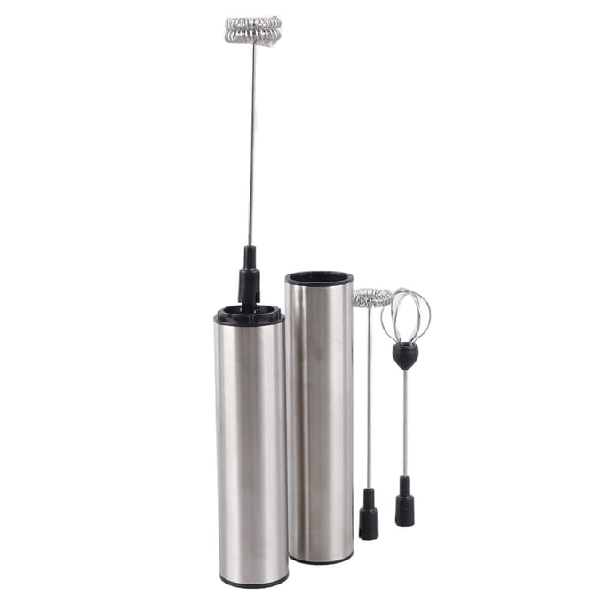 Elektrische Klopper Multifunctioneel USB Oplaadbaar Handheld Melkopschuimer Schuimmaker Koffieblender voor L white