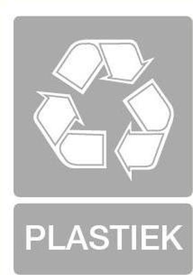 Afvalbord plastiek - kunststof 148 x 210 mm