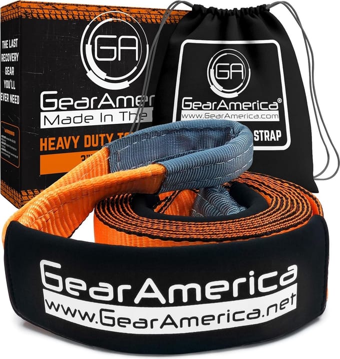 GearAmerica Heavy Duty Tow Strap 7,6cm x 6,1m