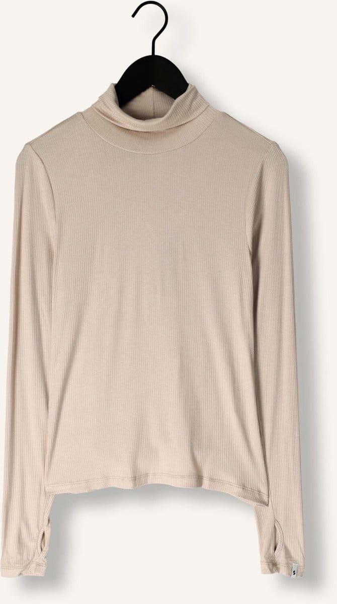 Simple Jer-silver-vis-25-3 Tops & T-shirts Dames - Shirt - Beige - Maat XXL